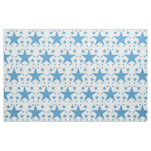 Muster der Blue Superstar Collection Stoff