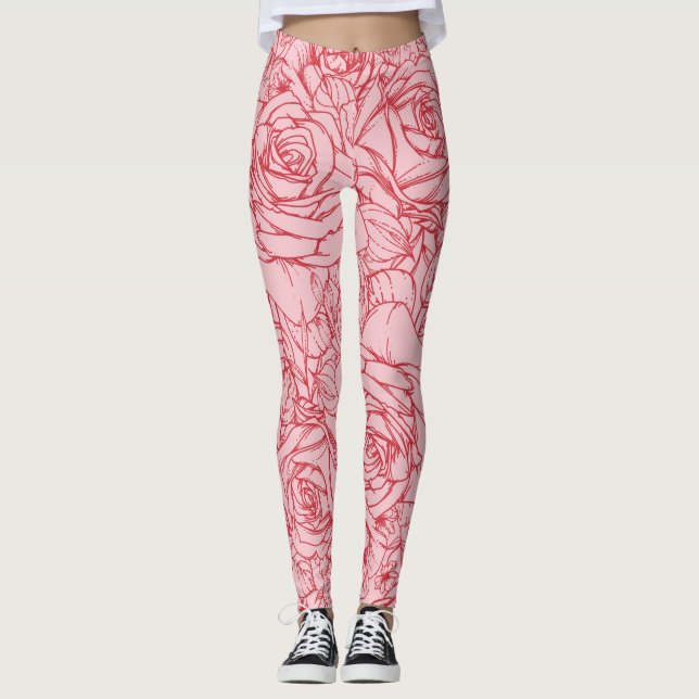 Muster der Blume 14 Leggings (Vorderseite)