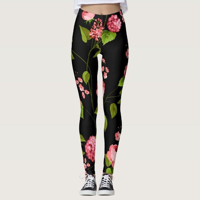 Muster der Blume 18 Leggings (Vorderseite)