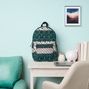 Muster der Blume Bedruckter Rucksack