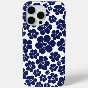 Muster der Blume - Blau und Weiß Case-Mate iPhone Hülle