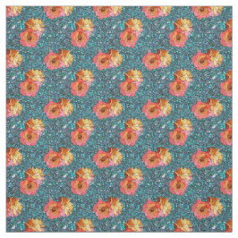 Muster der Blume der Rose gegen den mosaikischen H Stoff