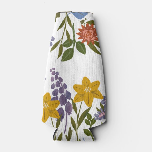 Muster der Blume Flaschenkühler (Vorderseite)