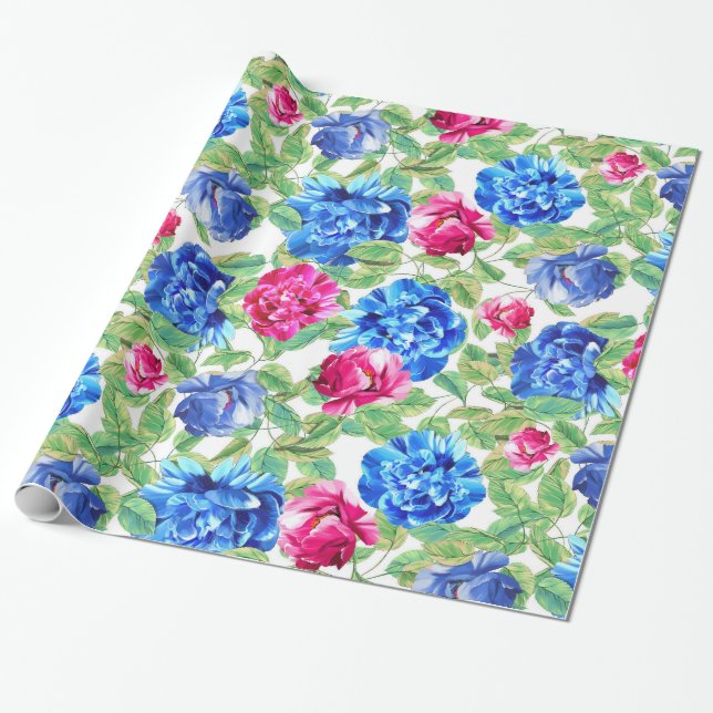 Muster der Blume Geschenkpapier (Ungerollt)