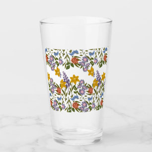 Muster der Blume Glas