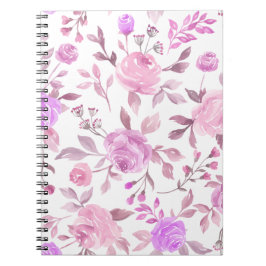 Muster der Blume Pastel Notizblock