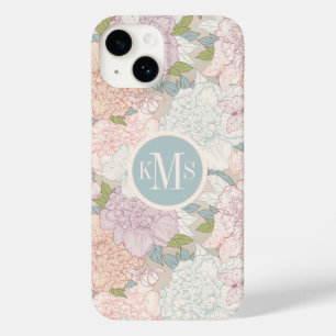 Muster der Blume Pastel Peony & Butterfly Case-Mate iPhone 14 Hülle