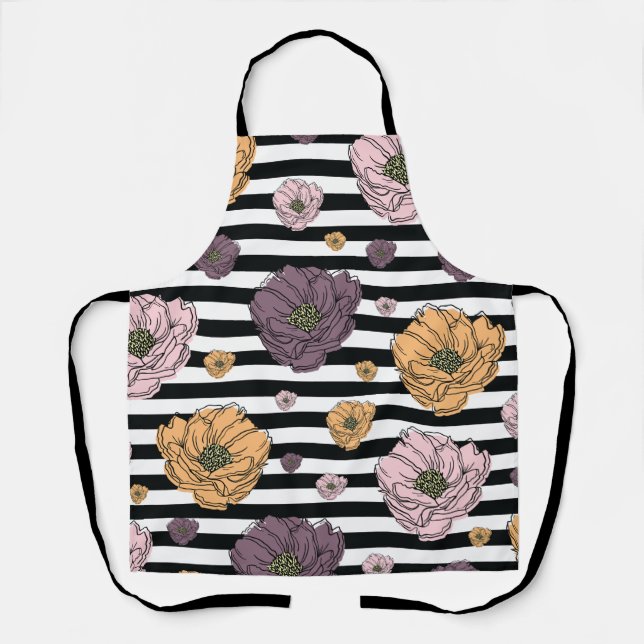 Muster der Blume Schürze (Vorderseite)