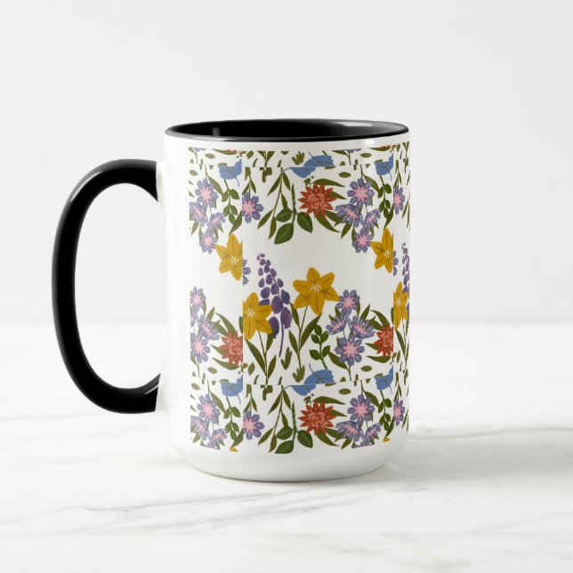 Muster der Blume Tasse (Links)