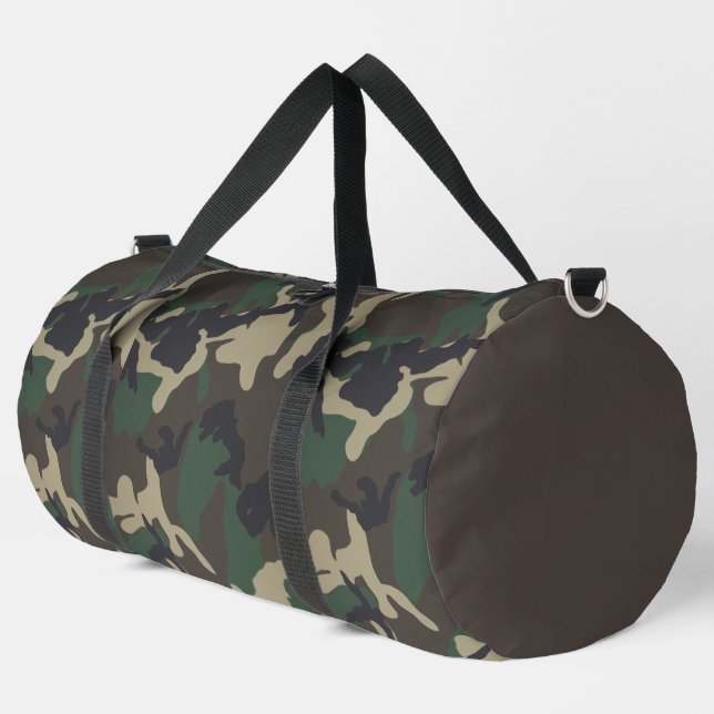 Muster der Camouflage Army Duffle Bag (Linke Ecke)