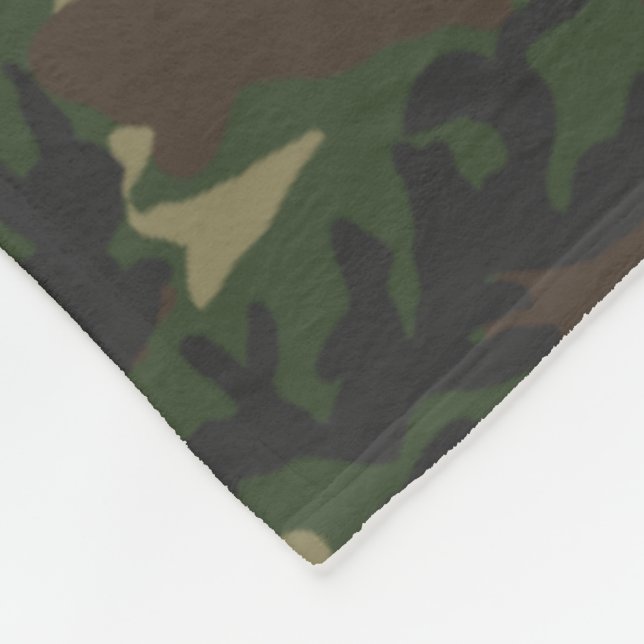 Muster der Camouflage Fleecedecke (Ecke)