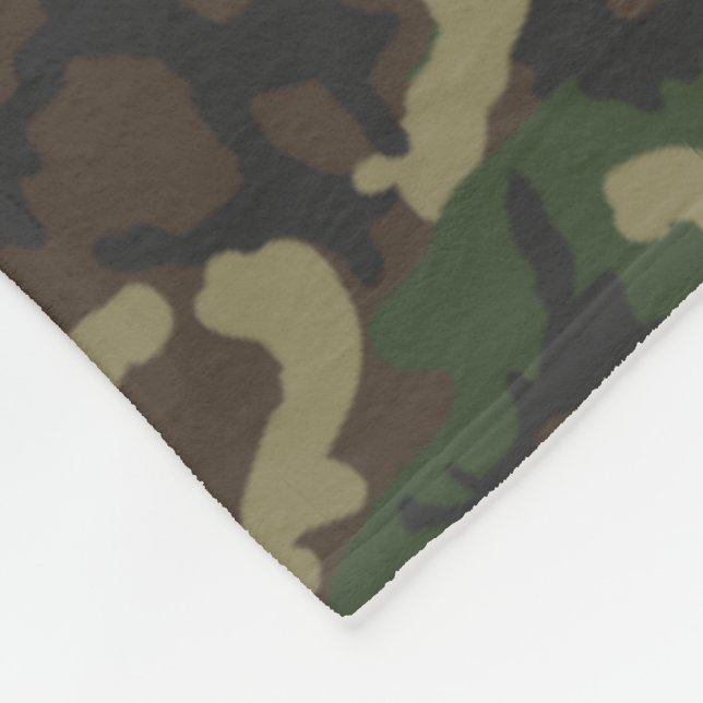 Muster der Camouflage Fleecedecke (Ecke)