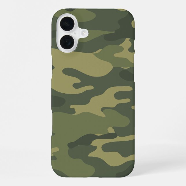 Muster der Camouflage für Jäger oder Militärs iPhone Hülle (Rückseite)