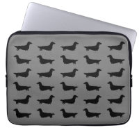 Muster der Dackeln (Dachshunde mit langer Haare)