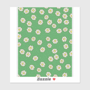 Muster der dunklen Blume Aufkleber
