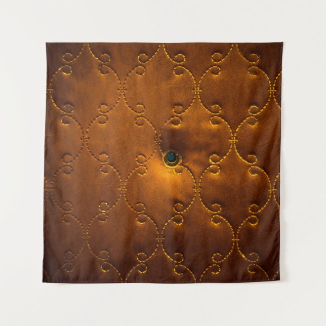 Muster der echten Ledertür Polstertür, gehen Wandteppich (Vorderseite)