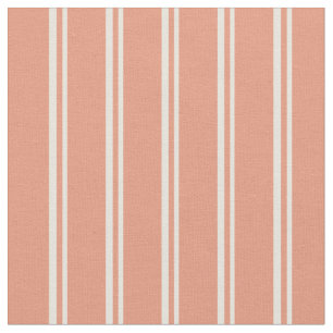 Muster der farbigen Linien Beige & Dark Lmon Stoff