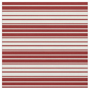 Muster der farbigen Linien Beige & Maroon Stoff