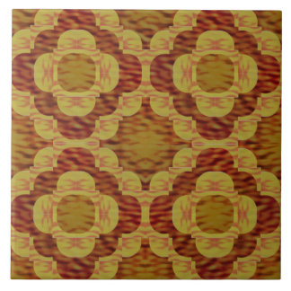 Muster der Feuerring-Liebe Fliese