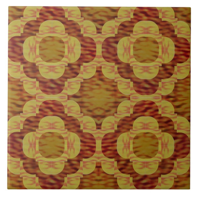 Muster der Feuerring-Liebe Fliese (Vorderseite)