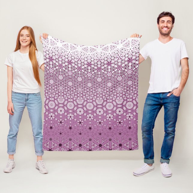 Muster der floralen Metamorphose Fleecedecke (Beispiel)