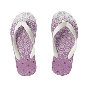 Muster der floralen Metamorphose Kinderbadesandalen
