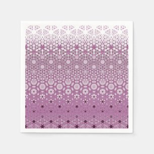 Muster der floralen Metamorphose Serviette