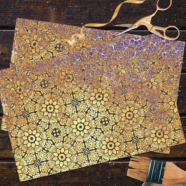 Muster der gedrehten geometrischen Damaskus Seidenpapier (Von Creator hochgeladen)