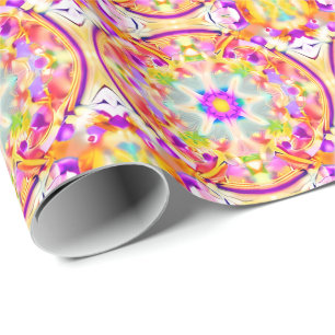 Muster der Gefärbte Krawatte von Soft Spring Pasto Geschenkpapier