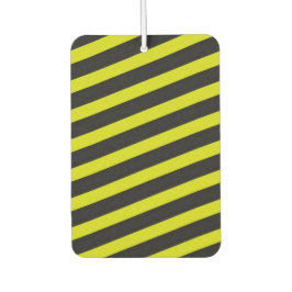 Muster der gelben und schwarzen, bienenähnlichen S Autolufterfrischer