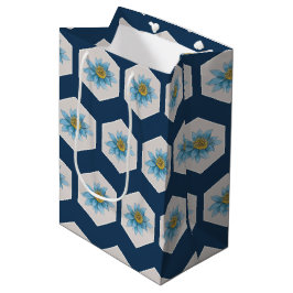 Muster der geometrischen Blume Mittlere Geschenktüte