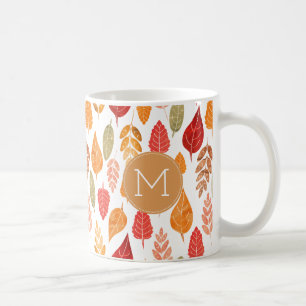 Muster der gestrichenen Herbstleaves Tasse