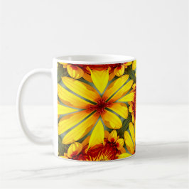 Muster der goldenen Blume Kaffeetasse