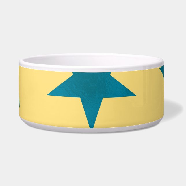 Muster der goldenen Sterne 18 Napf (Vorderseite)