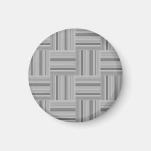 Muster der grauen Streifen Magnet