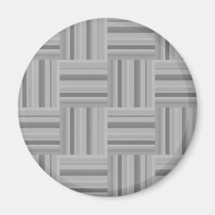 Muster der grauen Streifen Magnet