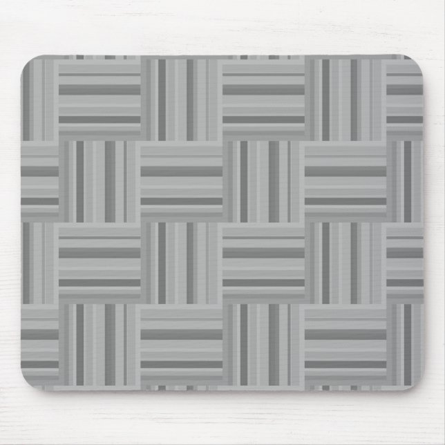 Muster der grauen Streifen Mousepad (Vorne)