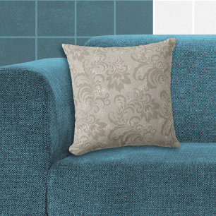 Muster der grünen Blume Kissen