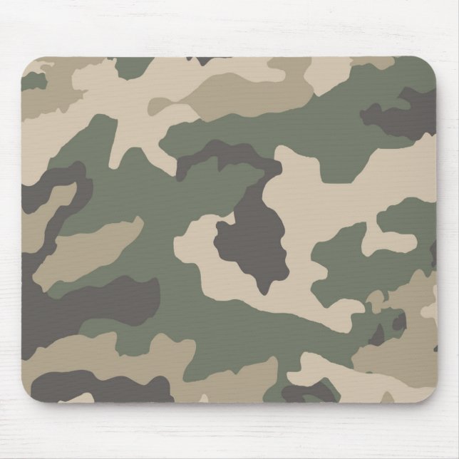 Muster der grünen Camouflage Mousepad (Vorne)