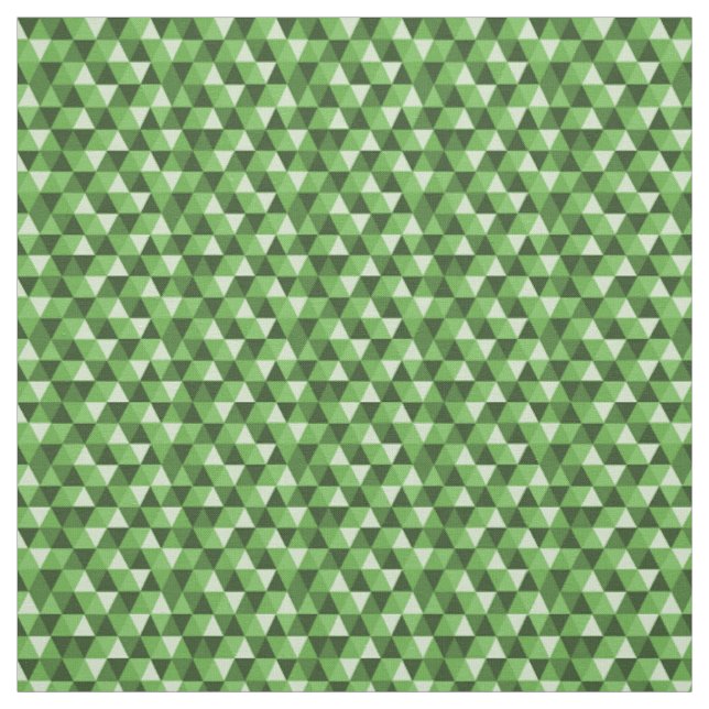 Muster der grünen geometrischen Dreiecke Stoff (Muster)
