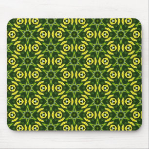 Muster der grünen Magie Mousepad