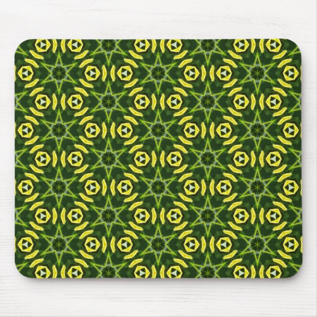 Muster der grünen Magie Mousepad (Vorne)