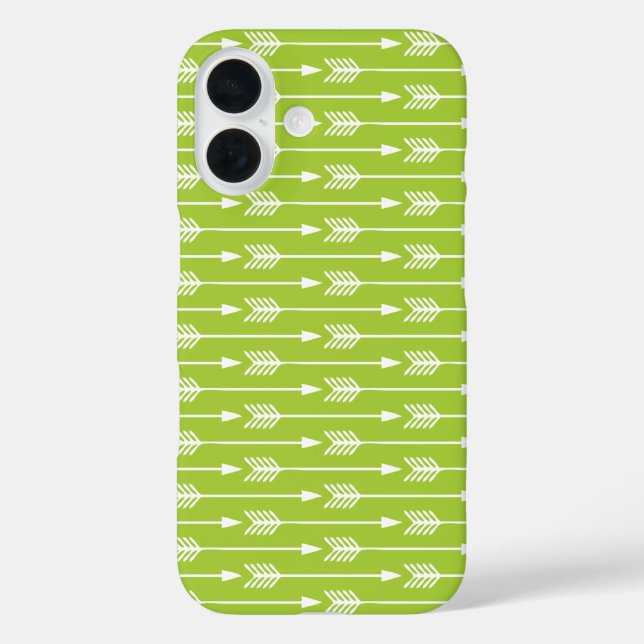 Muster der grünen Pfeile Case-Mate iPhone Hülle (Rückseite)