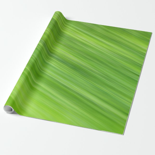 Muster der grünen Streifen Geschenkpapier (Ungerollt)
