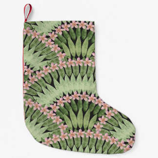 Muster der handbemalten tropischen Blume Kleiner Weihnachtsstrumpf