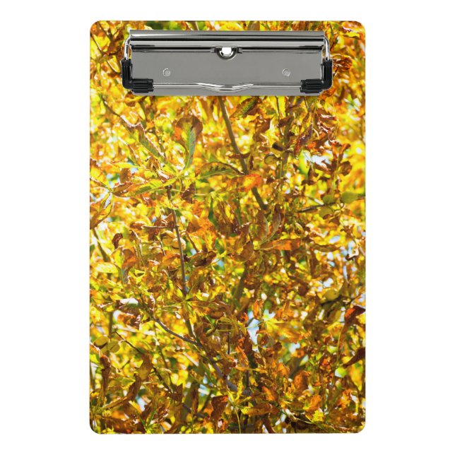 Muster der Herbstblätter Mini Klemmbrett (Vorderseite)