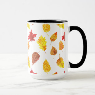 Muster der Herbstblätter Tasse