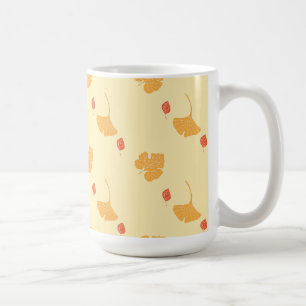Muster der Herbstblätter Tasse