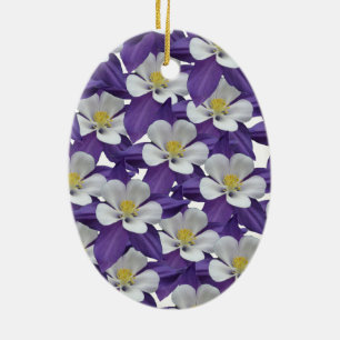 Muster der kolumbianischen Blume Keramik Ornament