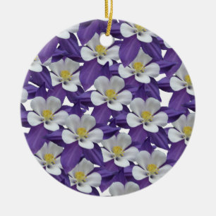Muster der kolumbianischen Blume Keramik Ornament